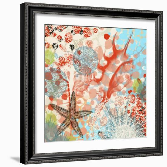 Exotic Sea Life V-Irena Orlov-Framed Art Print