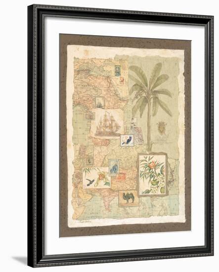 Exotic Shores II-Pamela Gladding-Framed Art Print