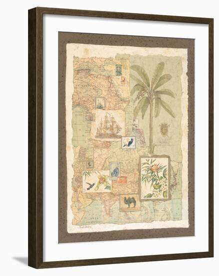 Exotic Shores II-Pamela Gladding-Framed Art Print