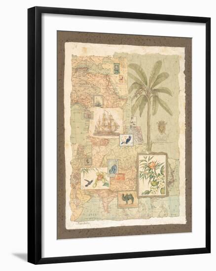 Exotic Shores II-Pamela Gladding-Framed Art Print