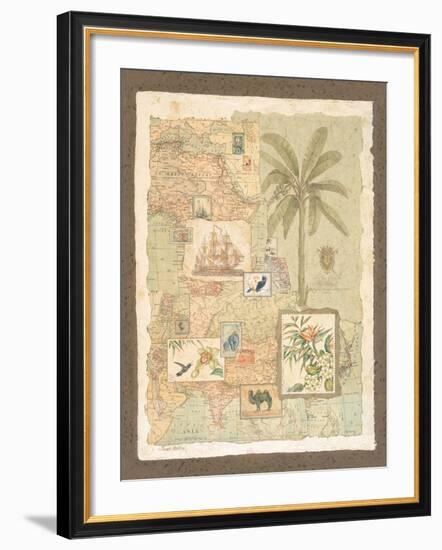 Exotic Shores II-Pamela Gladding-Framed Art Print