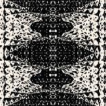 Triangle Pattern - Black and White Abstract-Exotic vector-Framed Premium Giclee Print