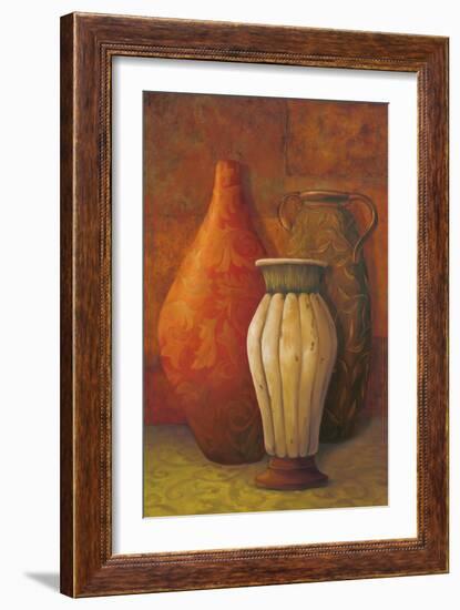 Exotic Vessels I-Jillian Jeffrey-Framed Art Print