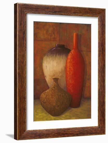 Exotic Vessels II-Jillian Jeffrey-Framed Art Print