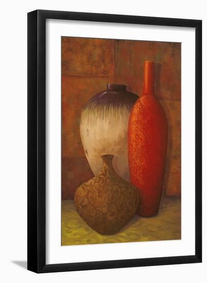 Exotic Vessels II-Jillian Jeffrey-Framed Art Print