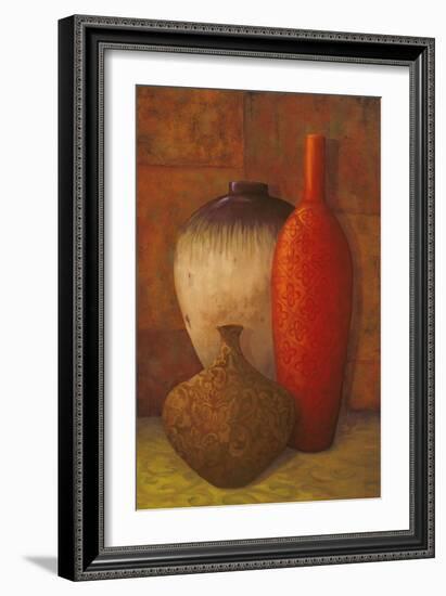 Exotic Vessels II-Jillian Jeffrey-Framed Art Print