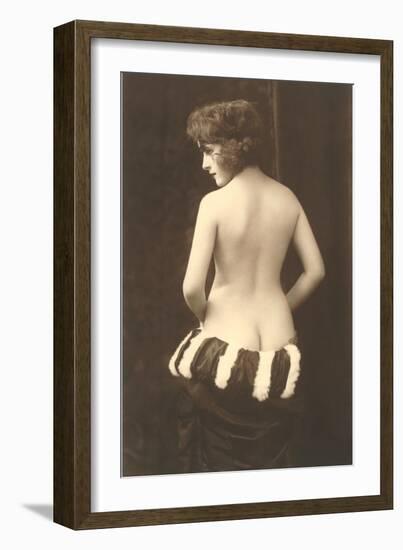 Exotic Vintage Nude-null-Framed Art Print