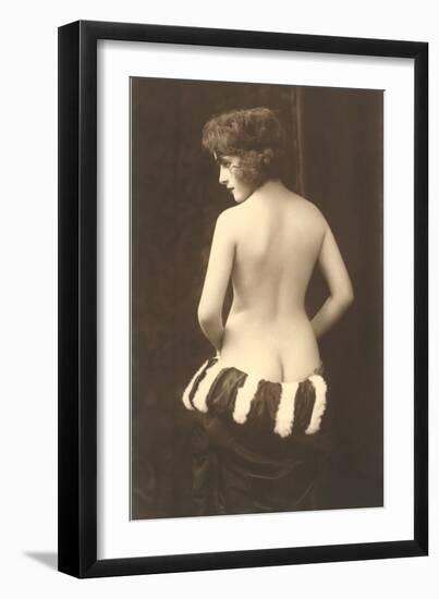 Exotic Vintage Nude-null-Framed Art Print