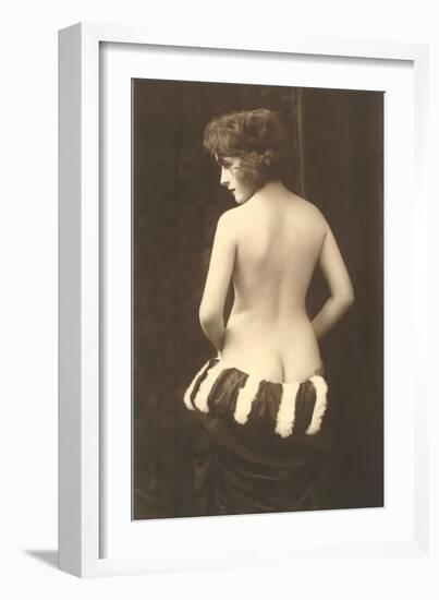 Exotic Vintage Nude-null-Framed Art Print