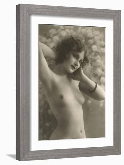 Exotic Vintage Nude-null-Framed Art Print