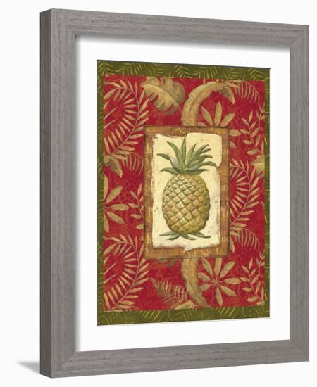 Exotica Pineapple-Charlene Audrey-Framed Art Print