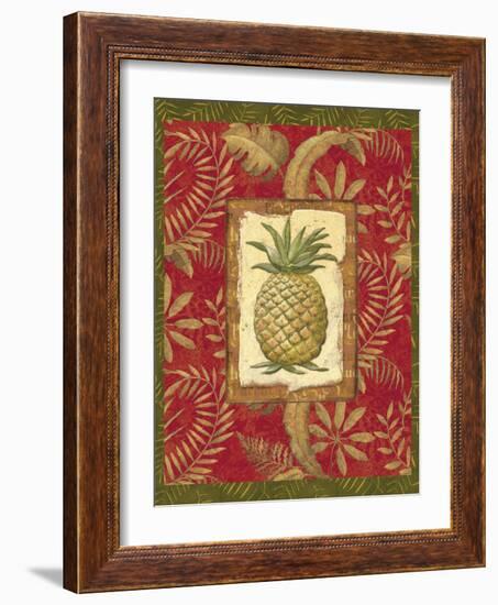 Exotica Pineapple-Charlene Audrey-Framed Art Print