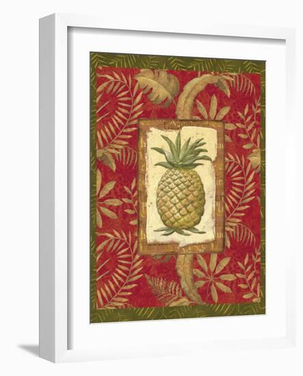 Exotica Pineapple-Charlene Audrey-Framed Art Print