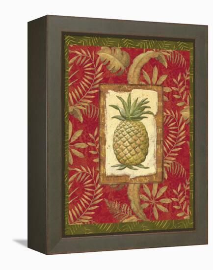 Exotica Pineapple-Charlene Audrey-Framed Stretched Canvas