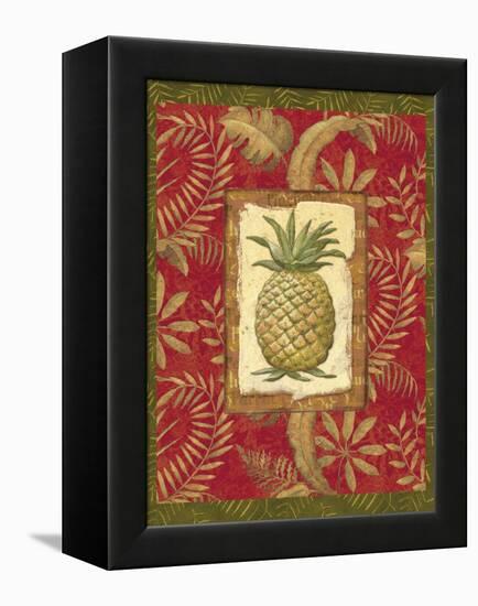 Exotica Pineapple-Charlene Audrey-Framed Stretched Canvas