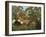 Exotische Landschaft Mit Spielenden Affen, 1910-Henri Rousseau-Framed Giclee Print