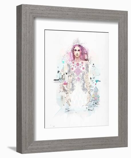 Expect Nothing-Mydeadpony-Framed Art Print