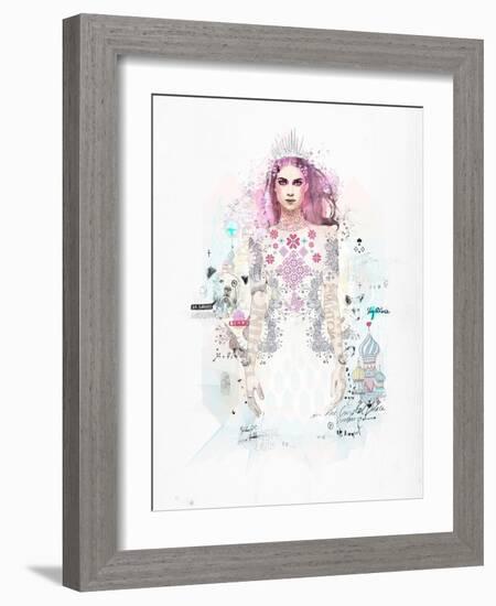 Expect Nothing-Mydeadpony-Framed Art Print