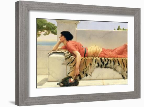 Expectation, 1900-John William Godward-Framed Giclee Print