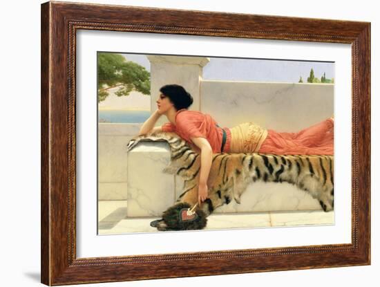 Expectation, 1900-John William Godward-Framed Giclee Print