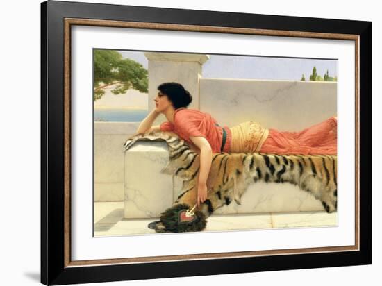 Expectation, 1900-John William Godward-Framed Giclee Print