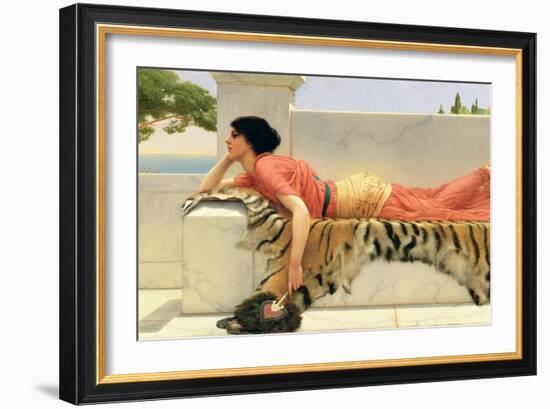 Expectation, 1900-John William Godward-Framed Giclee Print