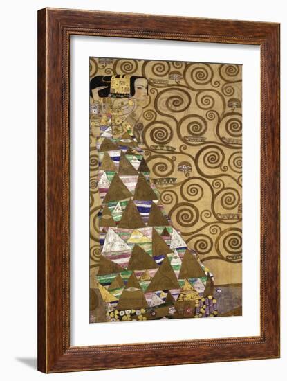 Expectation, Stoclet Frieze, c.1909-Gustav Klimt-Framed Giclee Print