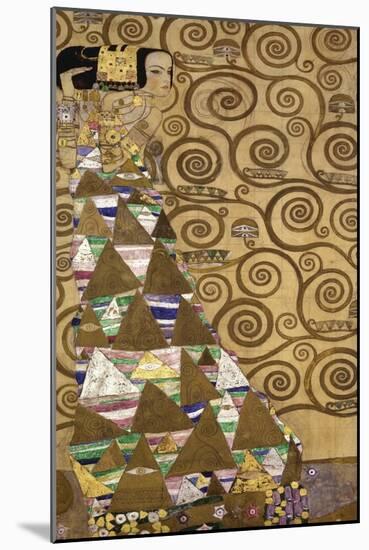 Expectation, Stoclet Frieze, c.1909-Gustav Klimt-Mounted Giclee Print