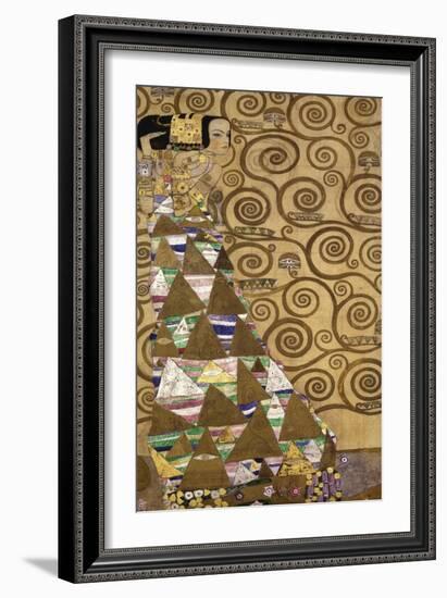 Expectation, Stoclet Frieze, c.1909-Gustav Klimt-Framed Giclee Print