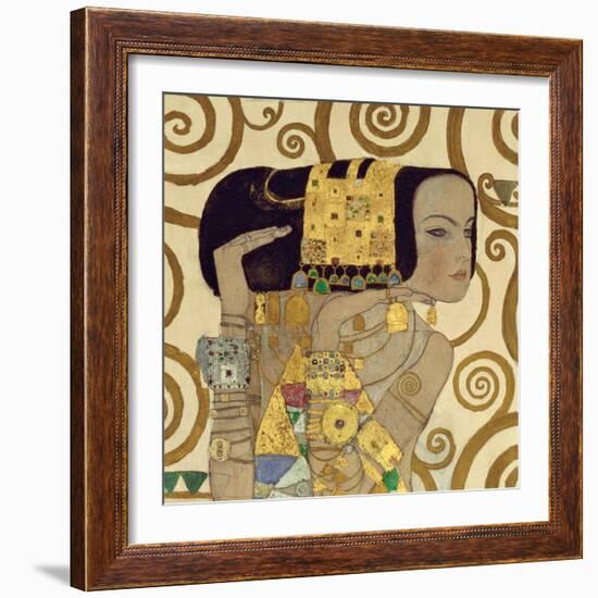 Expectation-Gustav Klimt-Framed Art Print