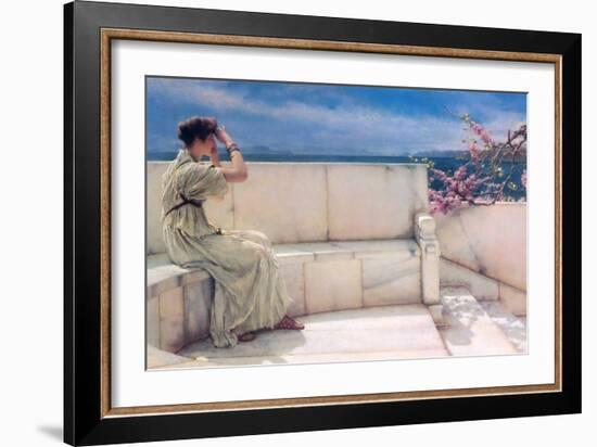 Expectations-Sir Lawrence Alma-Tadema-Framed Art Print