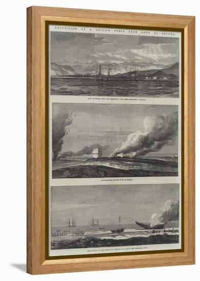 Expedition of a British Force from Aden to Shugra-null-Framed Premier Image Canvas