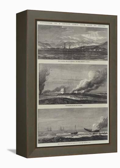 Expedition of a British Force from Aden to Shugra-null-Framed Premier Image Canvas