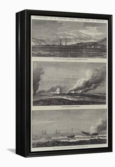 Expedition of a British Force from Aden to Shugra-null-Framed Premier Image Canvas