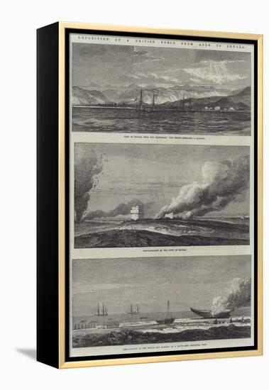 Expedition of a British Force from Aden to Shugra-null-Framed Premier Image Canvas