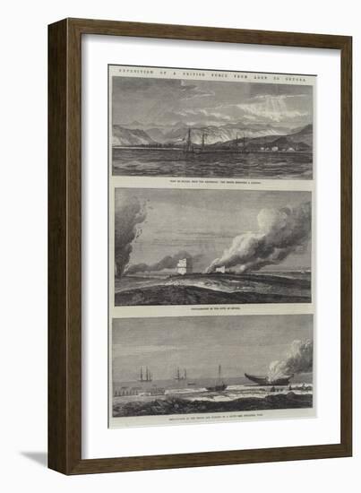 Expedition of a British Force from Aden to Shugra-null-Framed Giclee Print