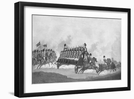 'Expedition or Military Fly', c1780-1820, (1909)-Thomas Rowlandson-Framed Giclee Print