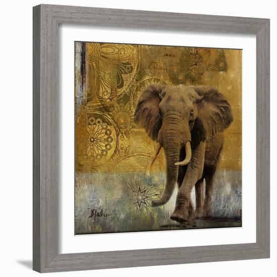 Expedition Square I-Patricia Pinto-Framed Art Print