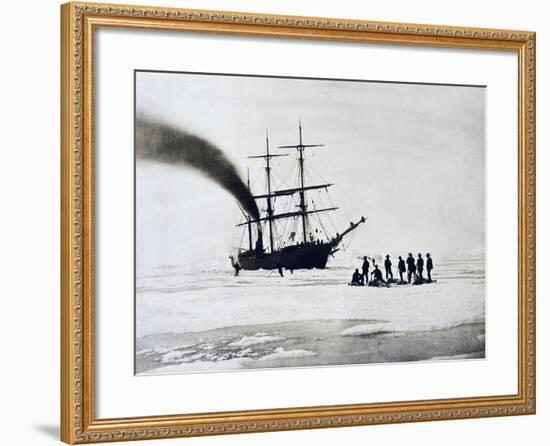 Expedition to North Pole by Count Johann Nepomuk Wilczek-null-Framed Giclee Print