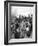 Expelling the Civil Residents of Louvain, Brussels, 1914-null-Framed Giclee Print