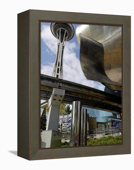 Experience Music Project, the World's Only Hands-On Music Museum, Seattle, Washington State, USA-De Mann Jean-Pierre-Framed Premier Image Canvas