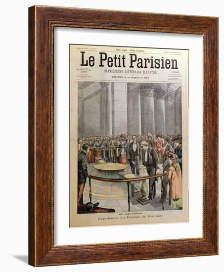 Experiment with Foucault's Pendulum at the Pantheon in Paris-Carrey-Framed Giclee Print