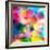 Experiment with Oil Drops on Water, Colorful Background-Abstract Oil Work-Framed Photographic Print