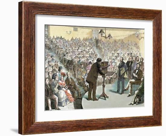 Experiments on the Phone from Dr. Alexander Graham Bell (1847-1922)-Prisma Archivo-Framed Photographic Print