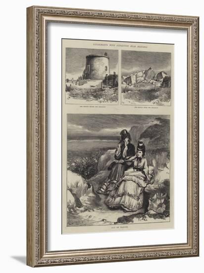 Experiments with Gun-Cotton Near Hastings-Frank Holl-Framed Giclee Print