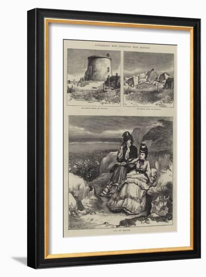 Experiments with Gun-Cotton Near Hastings-Frank Holl-Framed Giclee Print
