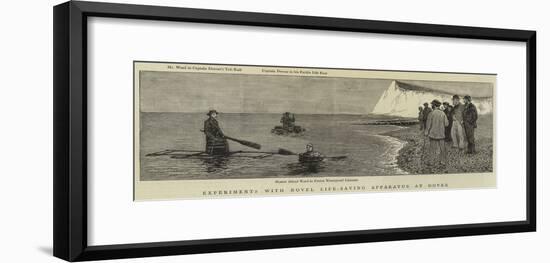 Experiments with Novel Life-Saving Apparatus at Dover-null-Framed Giclee Print