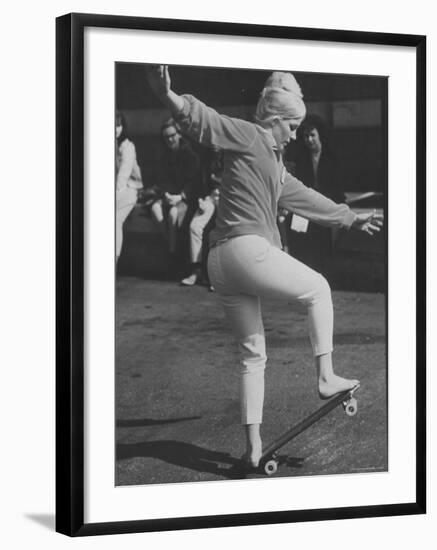 Expert "Skater" Pat McGee in National Skateboard Championship-Bill Eppridge-Framed Photographic Print