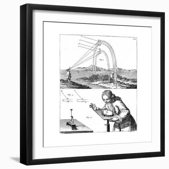 Explanation of Principles of Physics, 1725-null-Framed Giclee Print