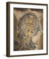 Exploding Raphaelesque Head-Salvador Dali-Framed Art Print